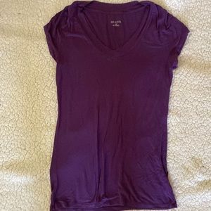 Purple v neck tee